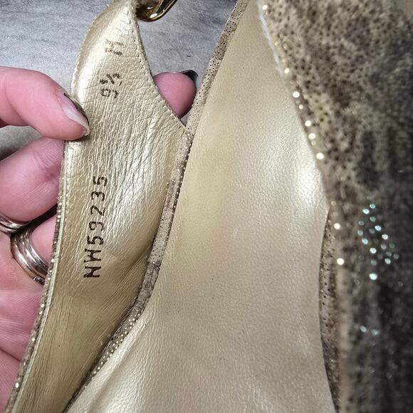 Stuart Weitzman cork sling back wedge 9.5 - Picture 10 of 14